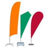 Solid Color Feather Flags
