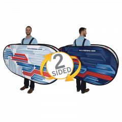 Walking Billboard - 7.1’ Wide, 2 Panels