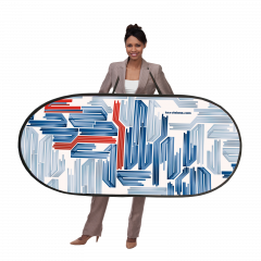 Pop Out Walking Billboard- 4.8’ Wide, 1 Panel