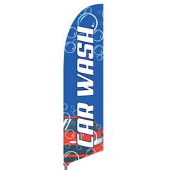 Car Wash Feather Flag Set