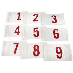 Numbered Golf Flag
