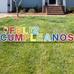 Feliz Cumpleanos Yard Letters