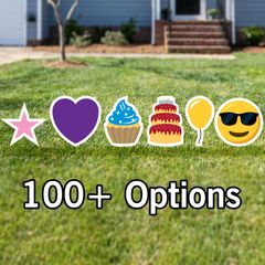 Emoji Yard Signs