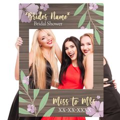 Bridal shower selfie frame