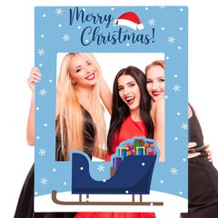 Merry Christmas selfie frame