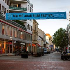 Across the street banners