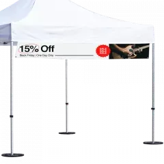 Hanging Vinyl Tent Banner