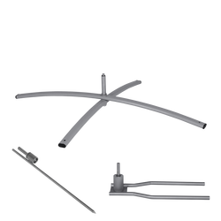 There is a wide range of base options for the T-Pole®, allowing it to be displayed almost anywhere.