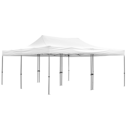 Advertising Tent 20' x 20 with white canopy and optional walls