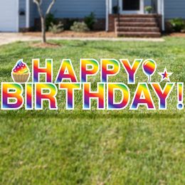 Happy Birthday Yard Letters