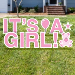It's a Girl Yard Cards
