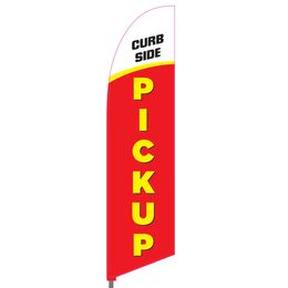Curbside Pickup Feather Flag Set