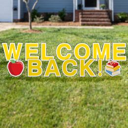 Welcome Back (School) yard letters