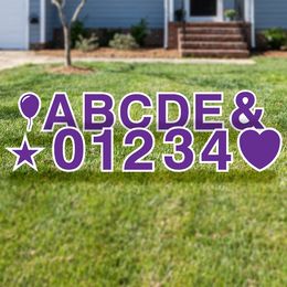 Yard Letter Number & Alphabet Set