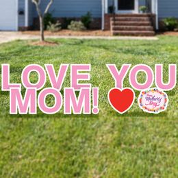 Love You Mom Yard Card