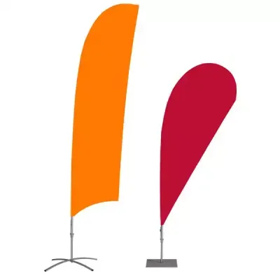 Solid Color Feather Flags