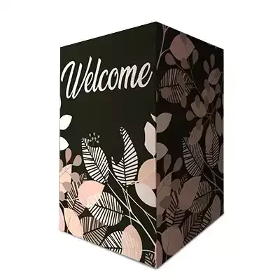 Three Dimensional Displays mount a custom print to a three-dimensional structure to create an eye-catching advertising display.