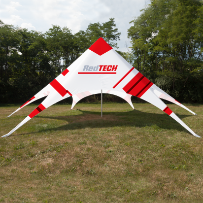 Custom Printed Star Tents