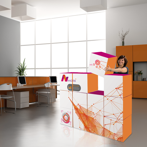 Use it to create a display wall that shows one large image spanning across several Display Cubes