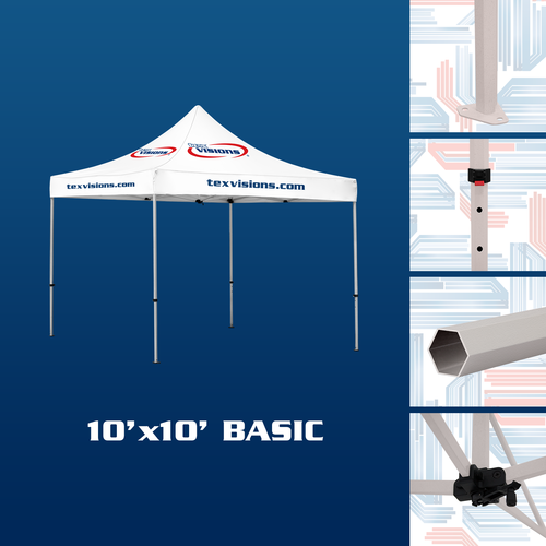 10' x 10' Basic Tent available in steel finish