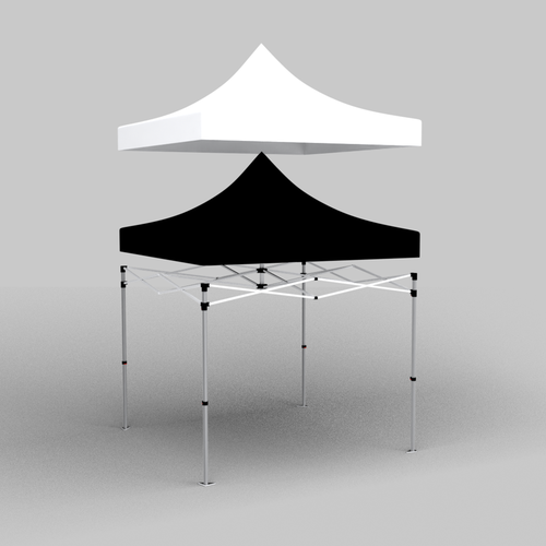 3D sketch of how the tent liner works
