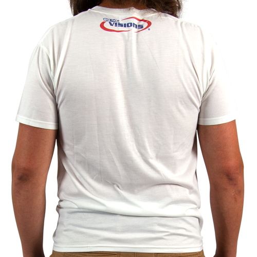 Area imprint shirts can be printed on the front, the back, or on both sides