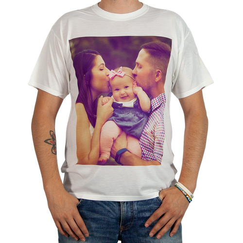 These t-shirts can also be printed with photos