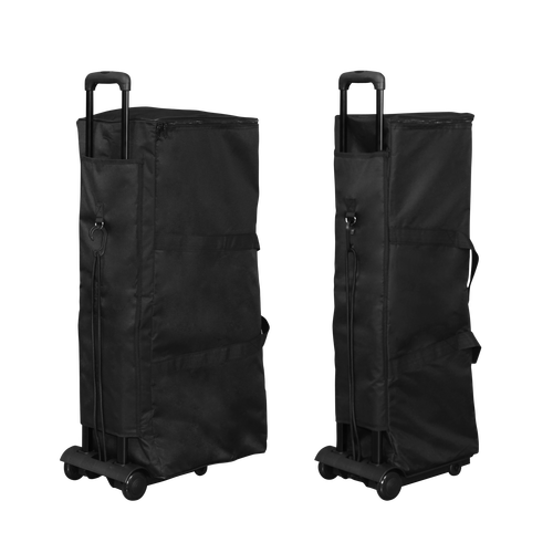 Smaller and larger carrying cases can be used on the optional Pop Up Trolley if desired