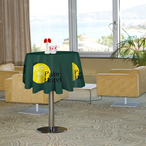 Custom round table covers