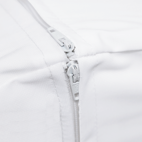 Prints feature zipper closure and can be removed as your client's needs change