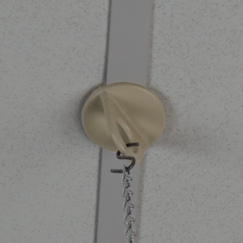 Drop ceiling connection included with each Large Ceiling Dangler set