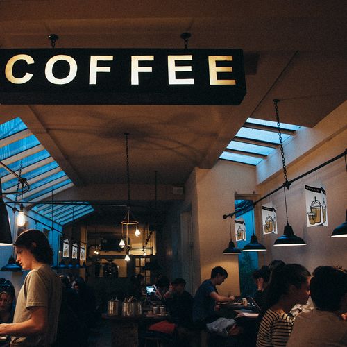 Great accents for cafes and restaurants