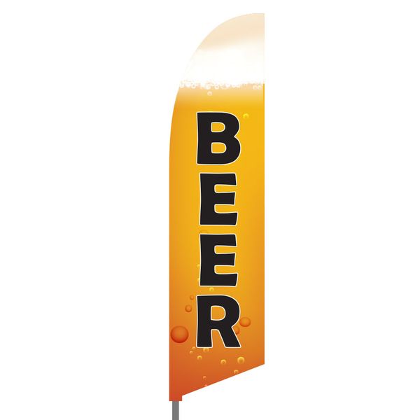 Beer Feather Flag Set