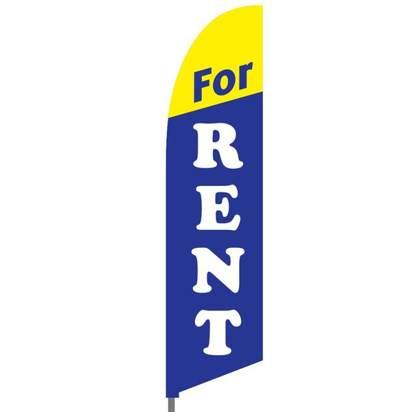For Rent Feather Flag Set