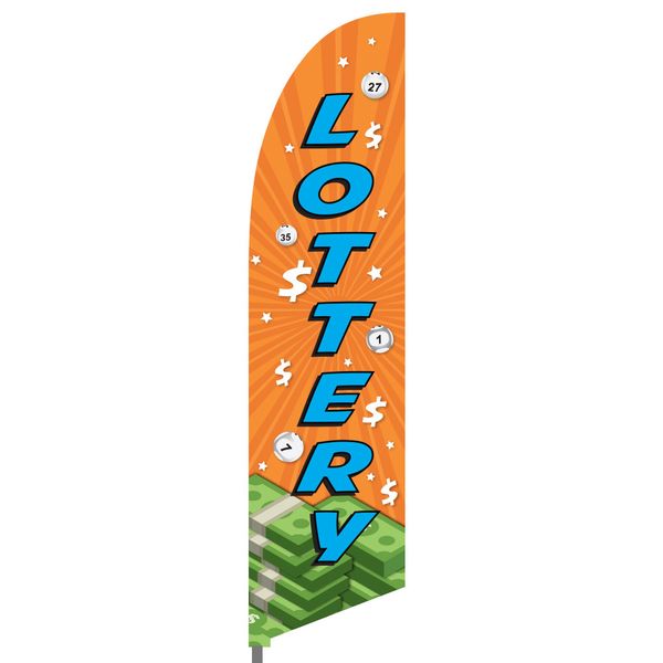 Lottery Feather Flag Set