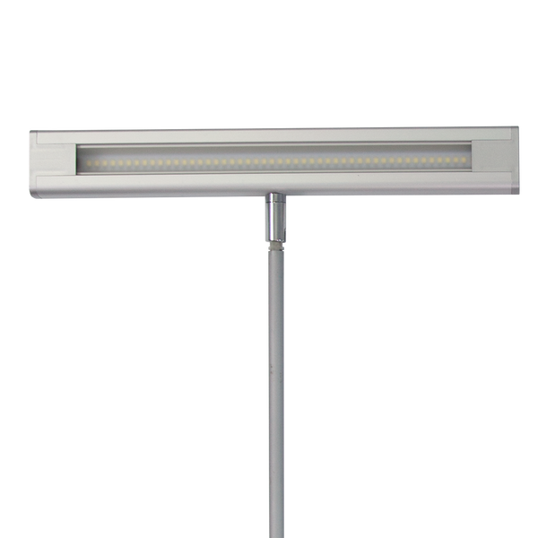 Light is extra-wide and provides an even distribution of light across the display