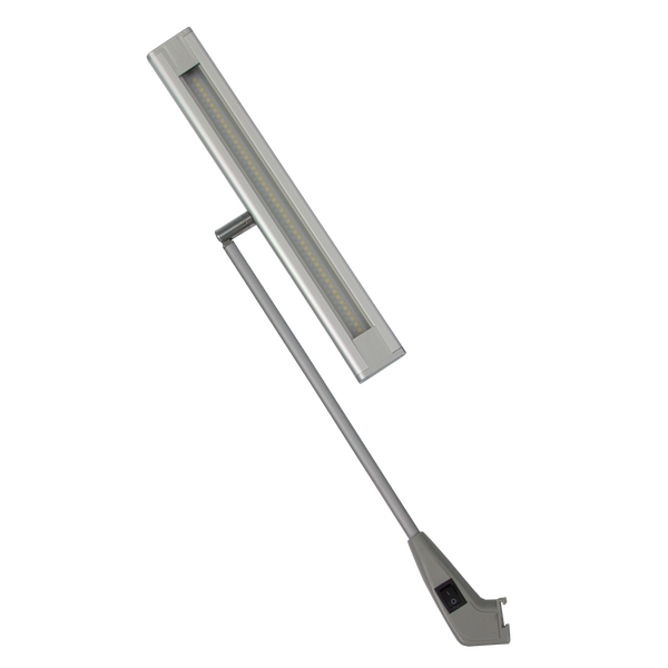 Head is fully rotational and can be titled to the side for storage