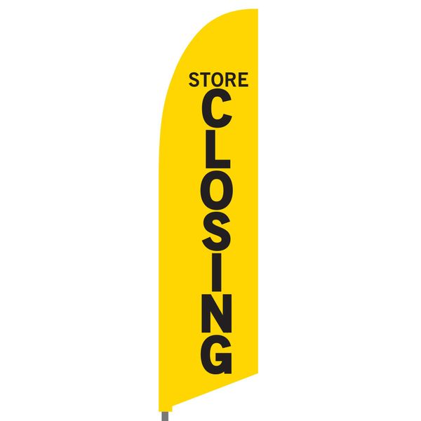 Store Closing Feather Flag Set