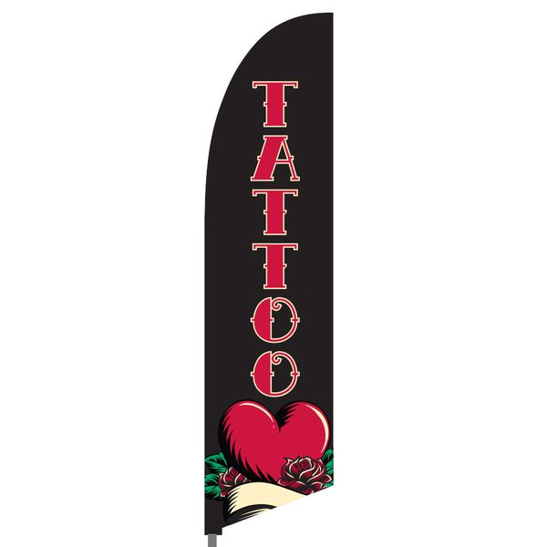 Tattoo Feather Flag Set