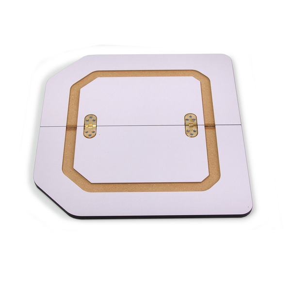 Groove on bottom side fits snug on Hard Trolley Case Square