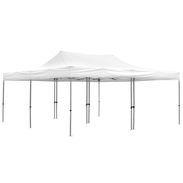 Advertising Tent 20' x 20 with white canopy and optional walls