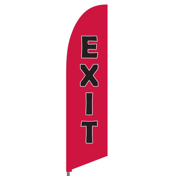 Exit Feather Flag Set