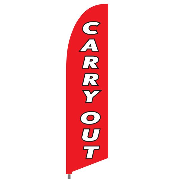 Carry Out Feather Flag Set
