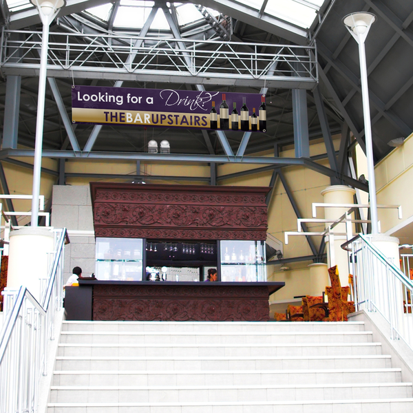 Banners are an eye-catching form of advertising for all kinds of events