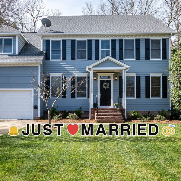Just married signs for yards
