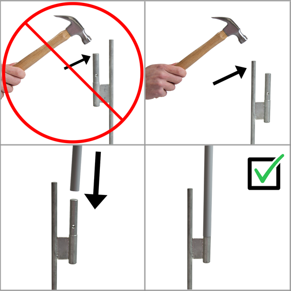 Follow these instructions on how to install the ground sleeve