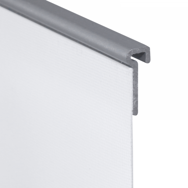 Custom print is finished with cut sides and uses adhesive to mount to the hardware Custom print is finished with cut sides and uses adhesive to mount to the hardware