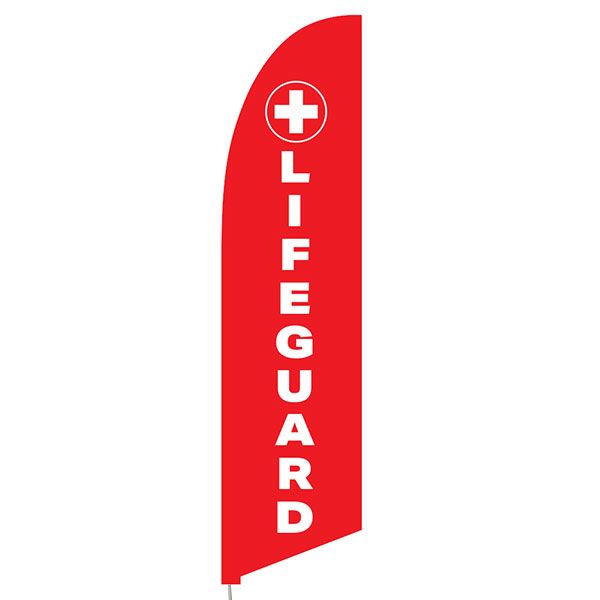 Lifeguard Feather Flag