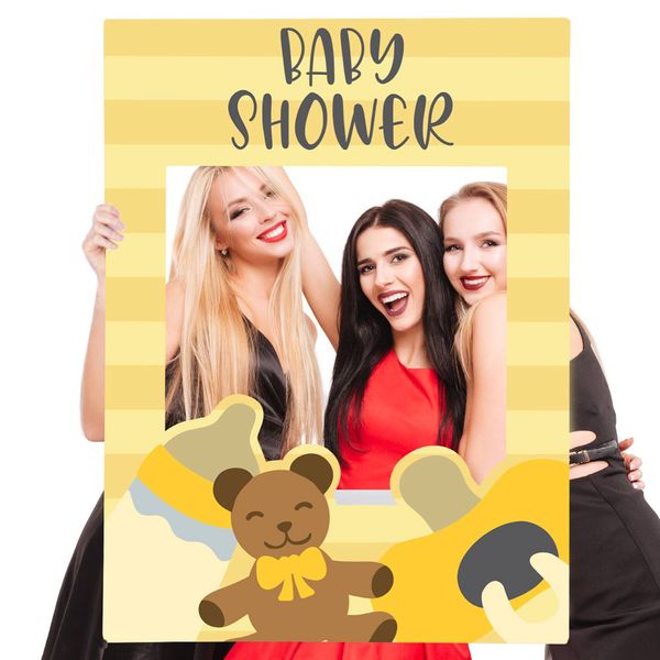 Baby shower selfie frame