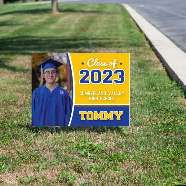 Graduation Yard Sign with Picture